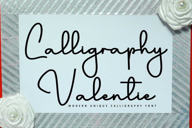 Calligraphy Valentie