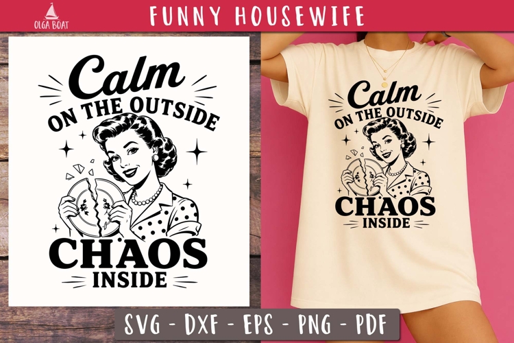 Vintage Retro Woman Clipart Image 2