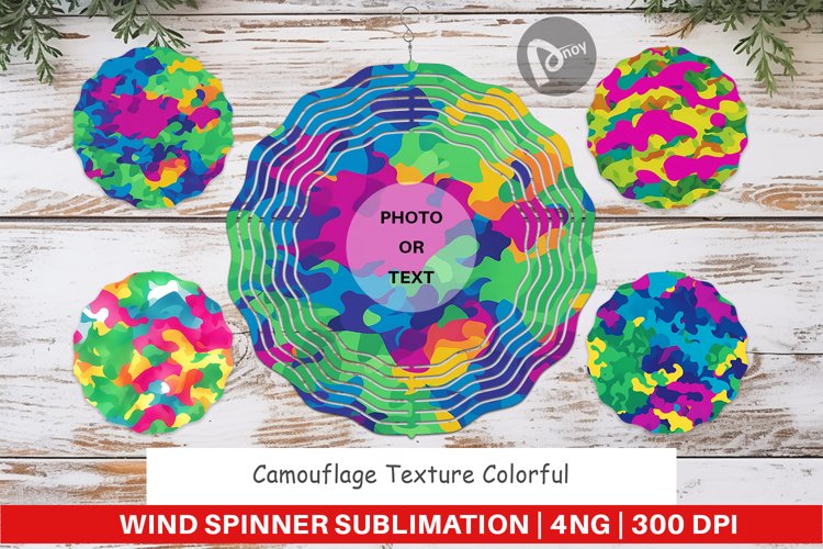 Wind Spinner Camouflage Colorful