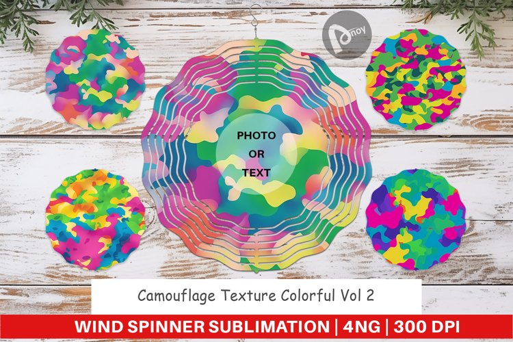 Wind Spinner Camouflage Colorful