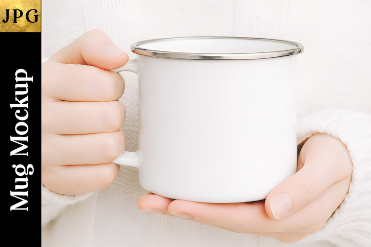 Camp Cup Sublimation Design | Enamel Mug Style Coffee Cup