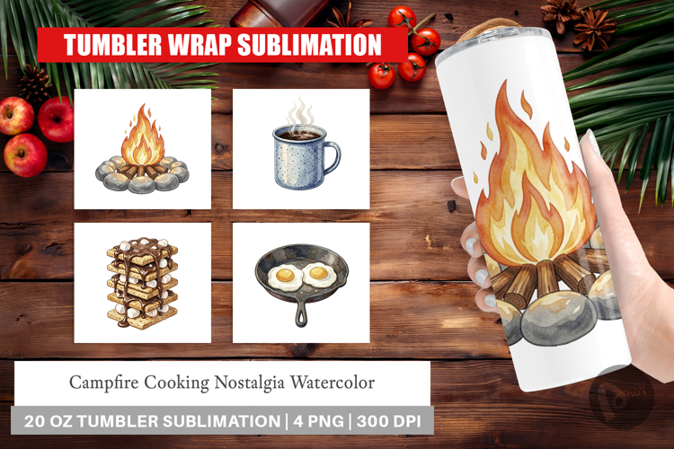Campfire Cooking Nostalgia Tumbler