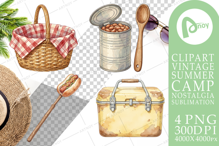 Campfire Cooking Nostalgia Sublimation