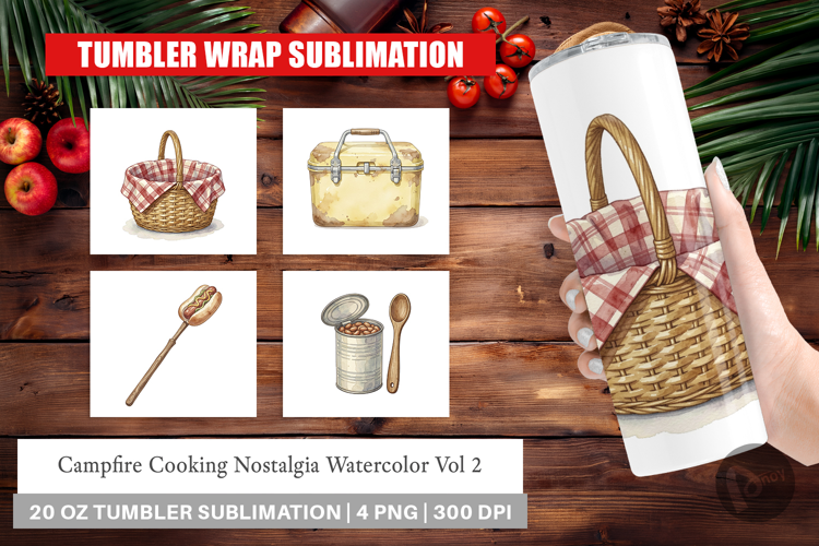 Campfire Cooking Nostalgia Tumbler