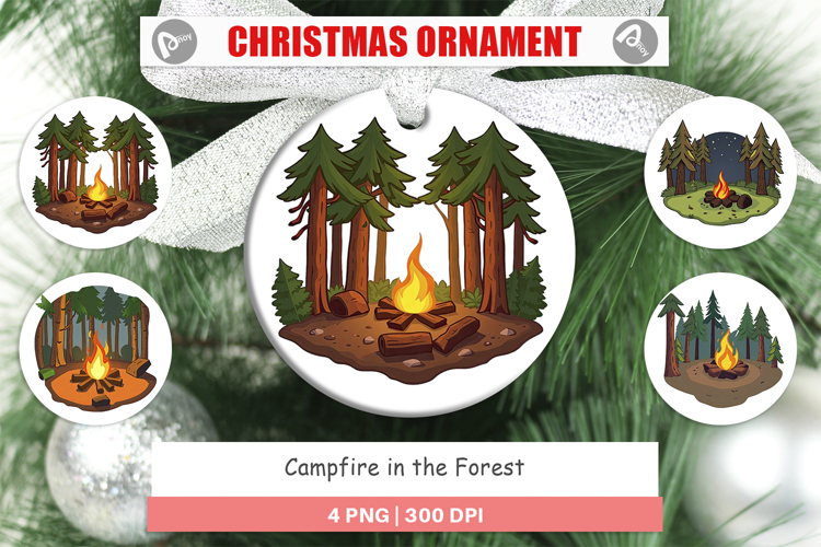 Ornament Forest Campfire
