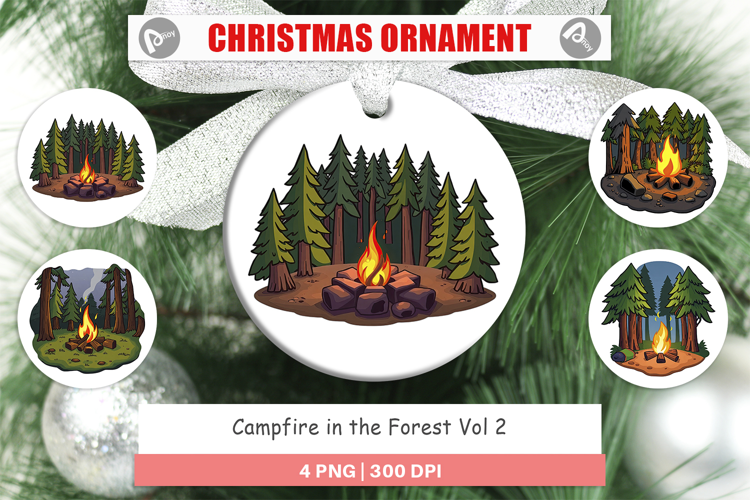 Ornament Forest Campfire