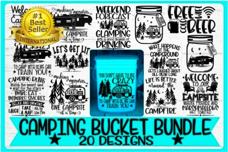 Camping Bucket Bundle Best Sellers 20 Designs Vol 2 (271905
