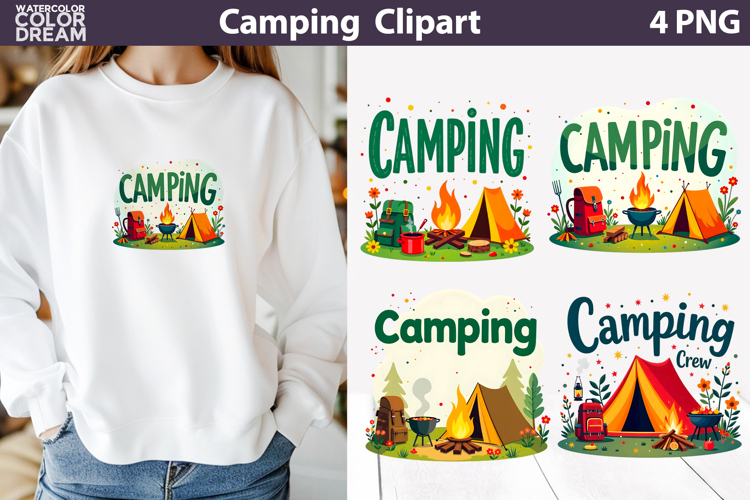 Camping Quotes Clipart | Camping Sublimation