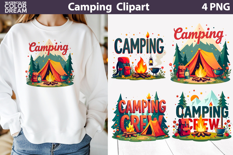 Camping Quotes Clipart | Camping Sublimation