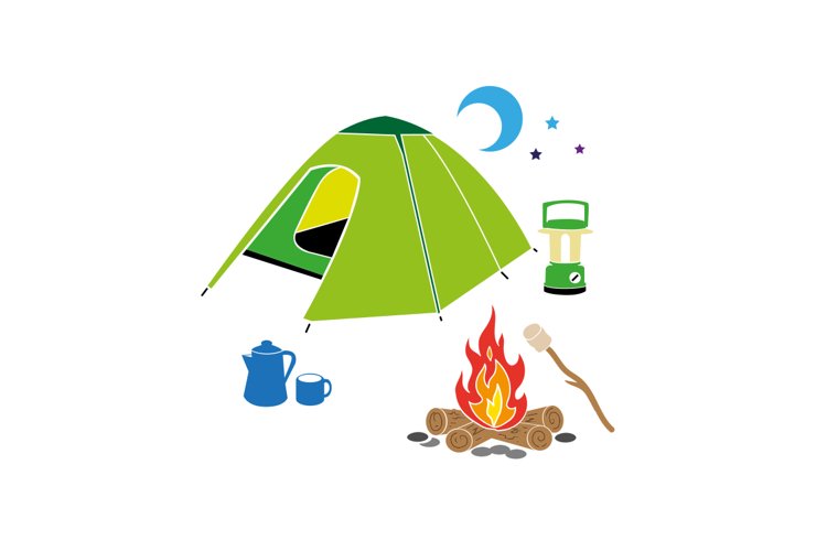 Camping Vectors Image 19