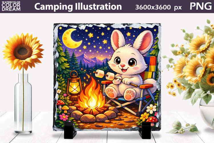 Cartoon Campfire Image 16