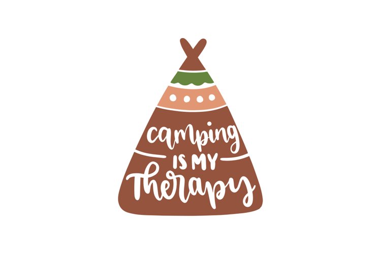 Camping Is My Therapy