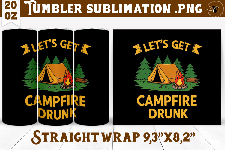 Tumbler Sublimation | Camping | Funny camp