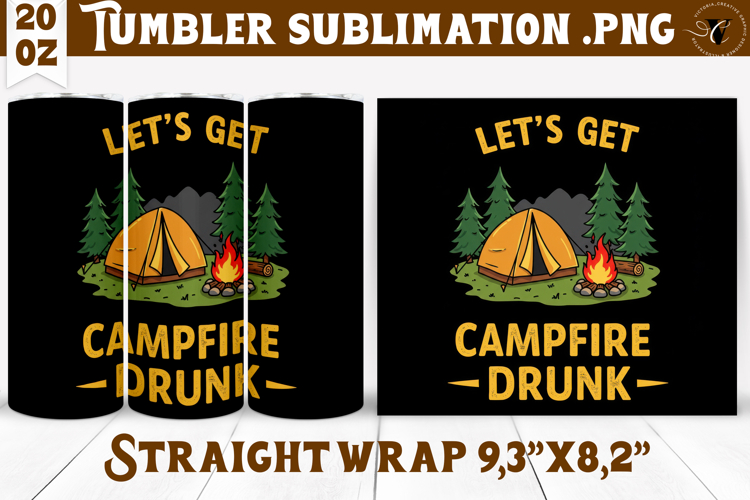 Tumbler Sublimation | Camping | Funny camp