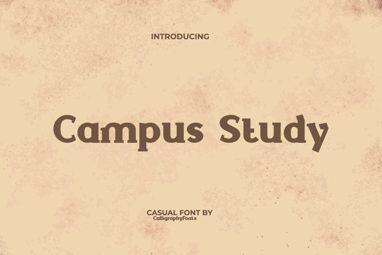 Campus Study Font