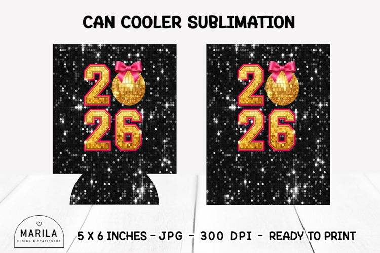 2026 Can Cooler Wrap | Can Holder Wrap 12oz Sublimation #1