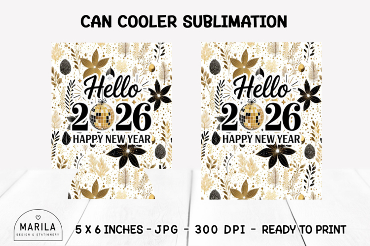 2026 Can Cooler Wrap | Can Holder Wrap 12oz Sublimation #13