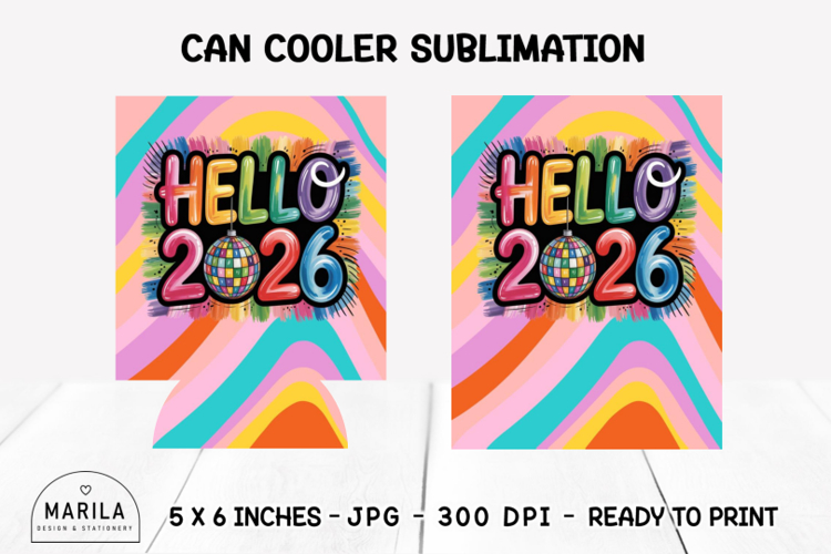 2026 Can Cooler Wrap | Can Holder Wrap 12oz Sublimation #5