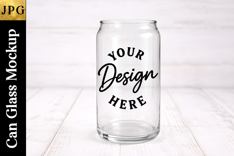 Can glass mockup Design | Coffee Design