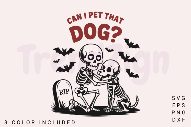 Cute Skeleton Svg Image 8
