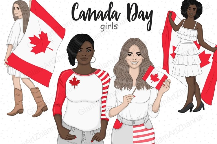 Canada Flag Clipart Image 12