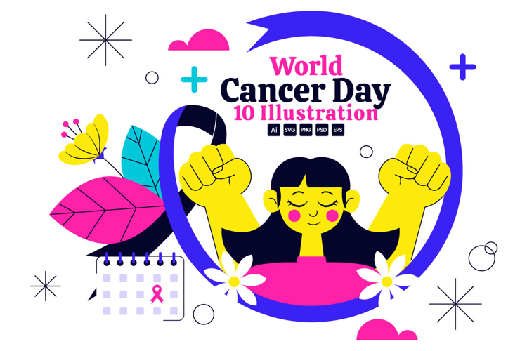 10 World Cancer Day Illustration