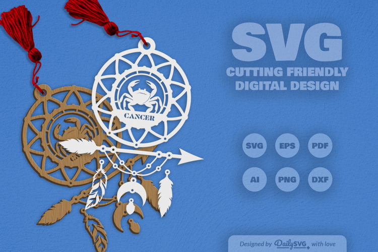 Cancer Zodiac Svg Image 4