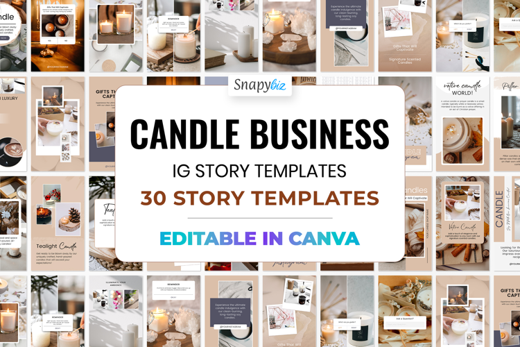 Candle Instagram Canva Story Template