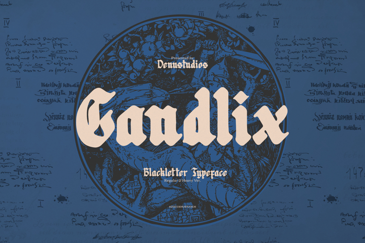 Candlix | Blackletter Typeface