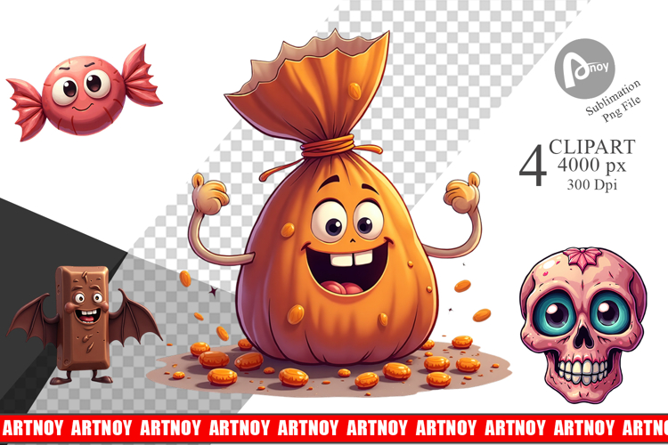 Trick or Treat Clipart Image 6