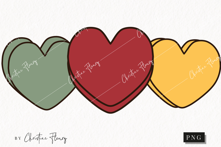 Retro Valentine Clipart | Valentines Day PNG