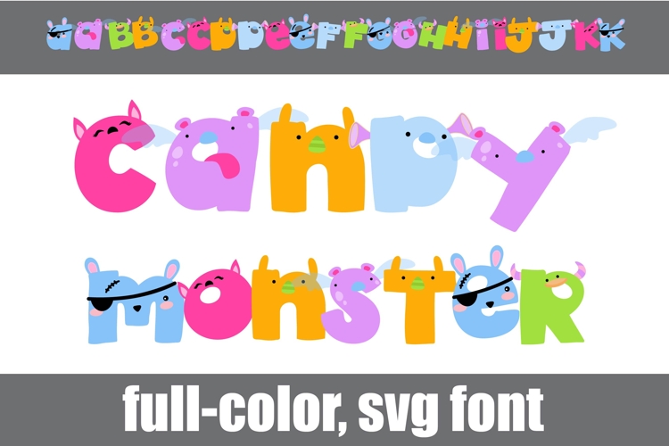 Candy Monster Color Font