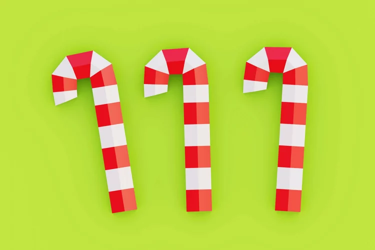 DIY Candy Cane / Printable template