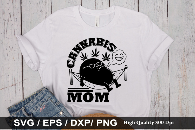 Cannabis Mom - Weed SVG Design