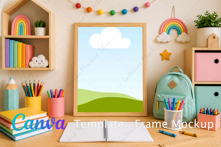 Canva Template | Frame Mockup