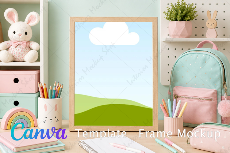 Canva Template | Frame Mockup