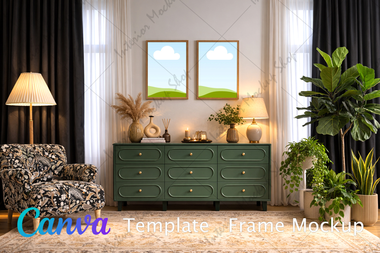 Canva Template | Frame Mockup