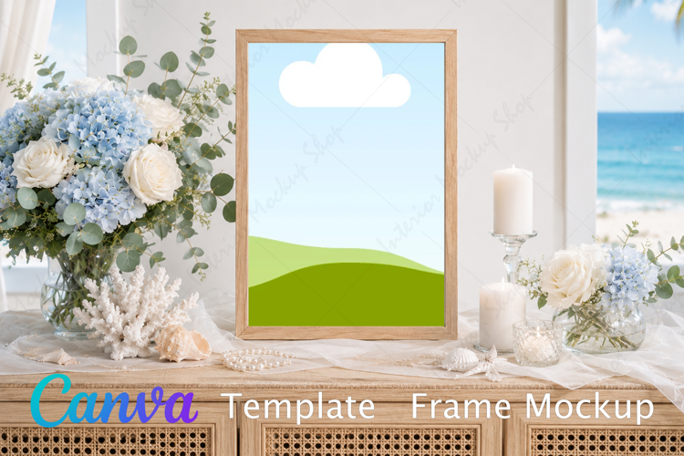 Canva Template | Frame Mockup