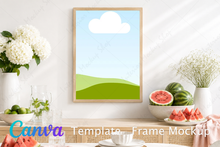 Canva Template | Frame Mockup
