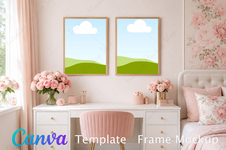 Canva Template | Frame Mockup