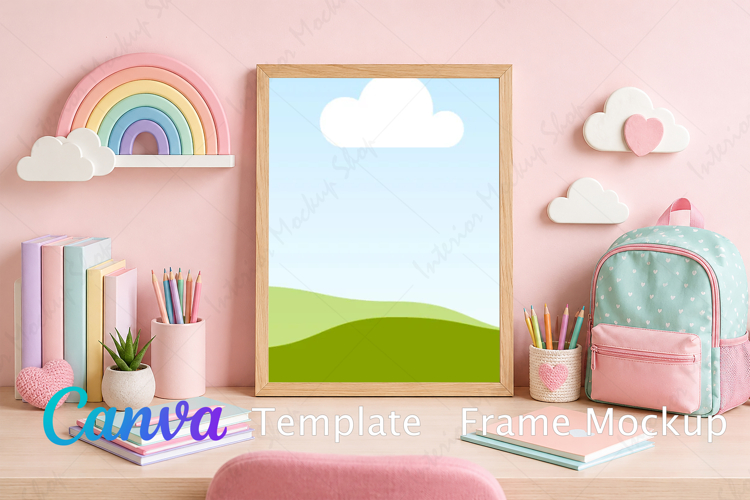 Canva Template | Frame Mockup