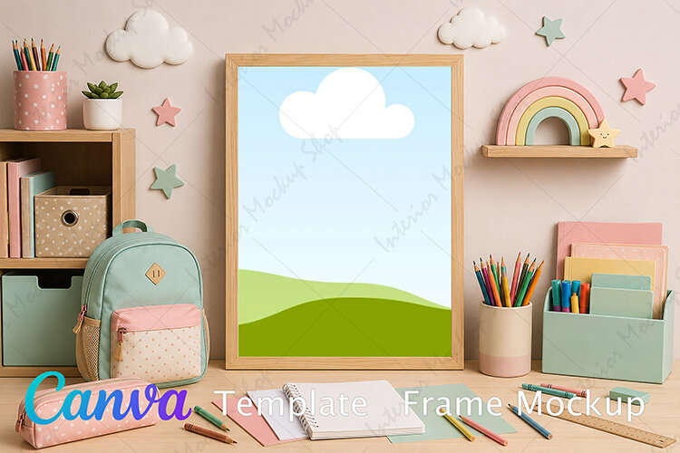Canva Template | Frame Mockup example image 1