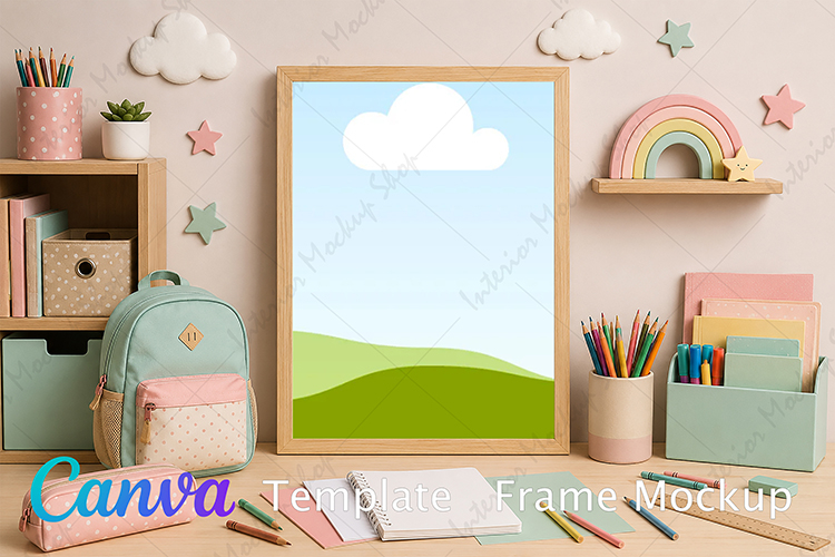 Canva Template | Frame Mockup
