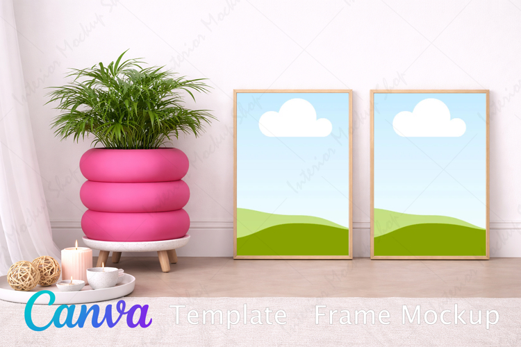 Canva Template | Frame Mockup