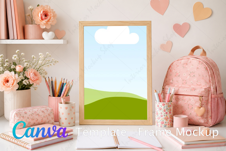 Canva Template | Frame Mockup