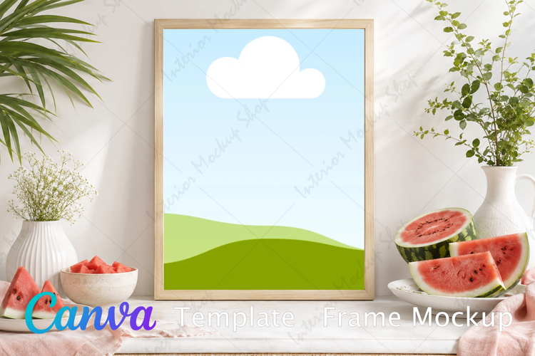 Canva Template | Frame Mockup