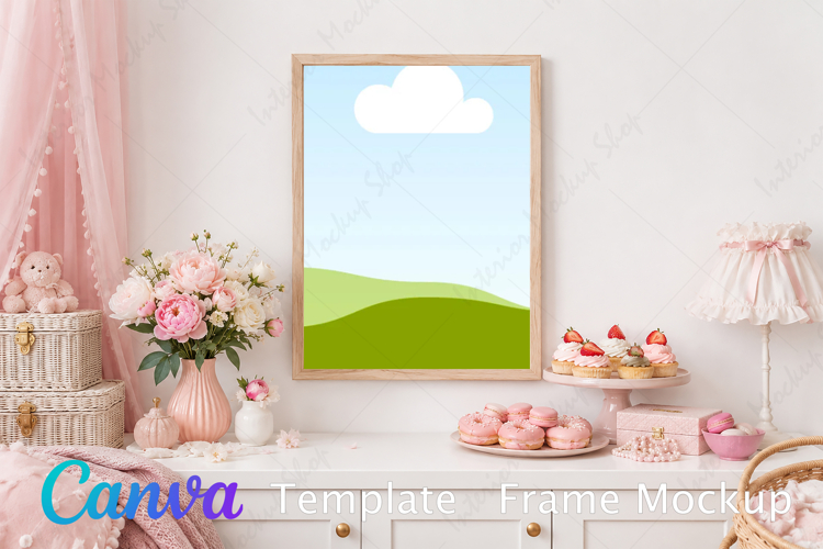 Frame Mockup Summer Canva