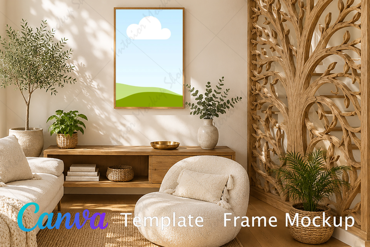 Canva Template | Frame Mockup
