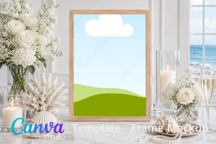 Canva Template | Frame Mockup