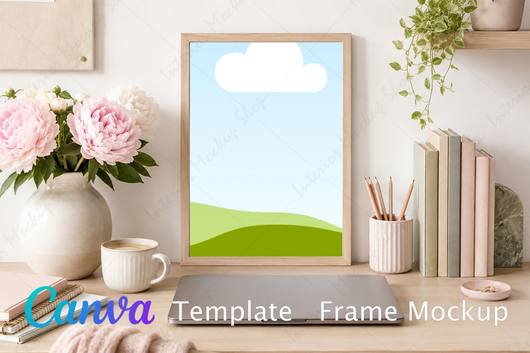 Canva Template | Frame Mockup